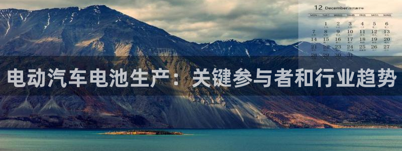 优发国际官网值是多少：电动汽车电池生产：关键参与者和行业趋势
